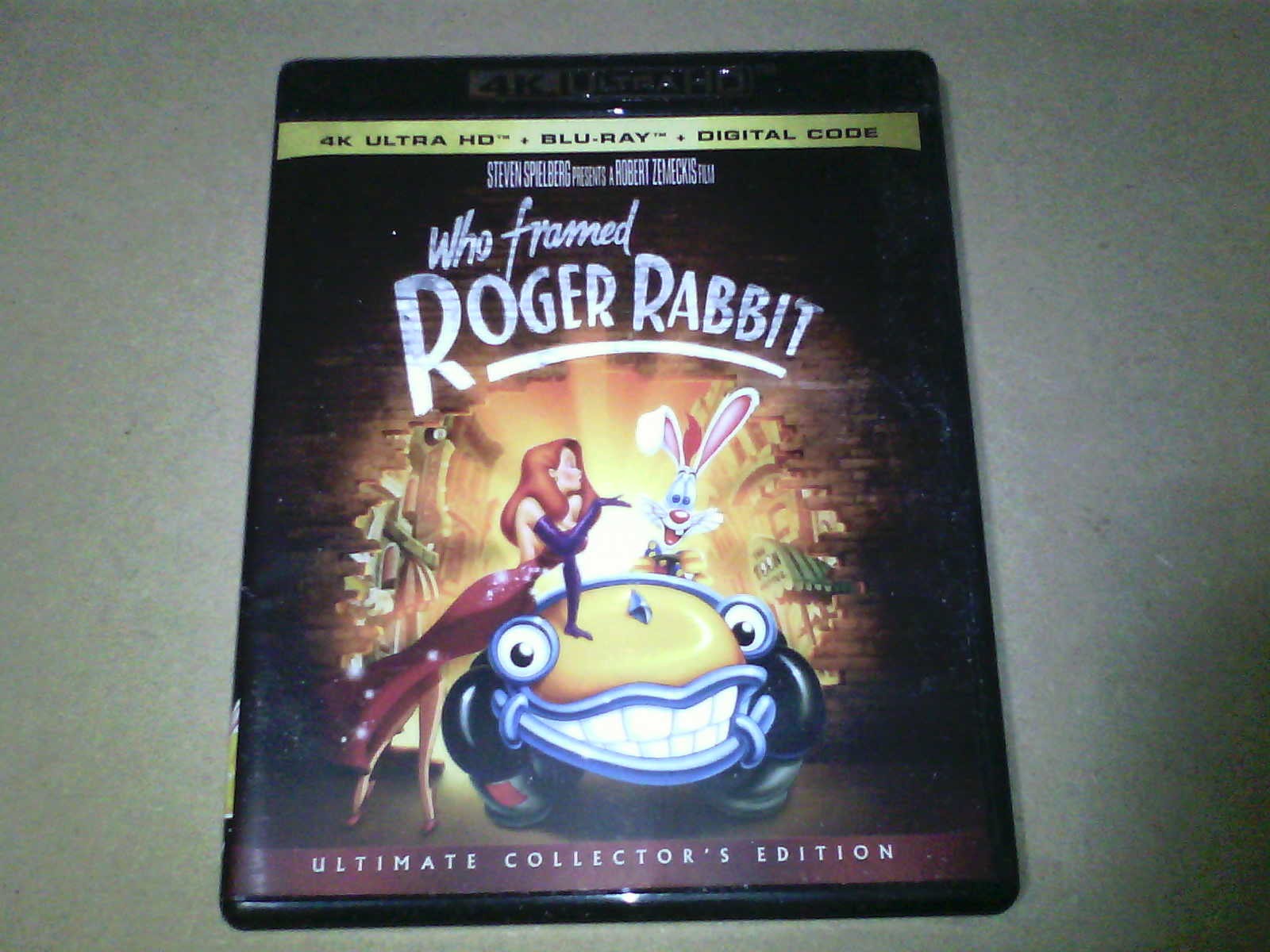 Who Framed Roger Rabbit 4K Ultra HD blu ray – Disney