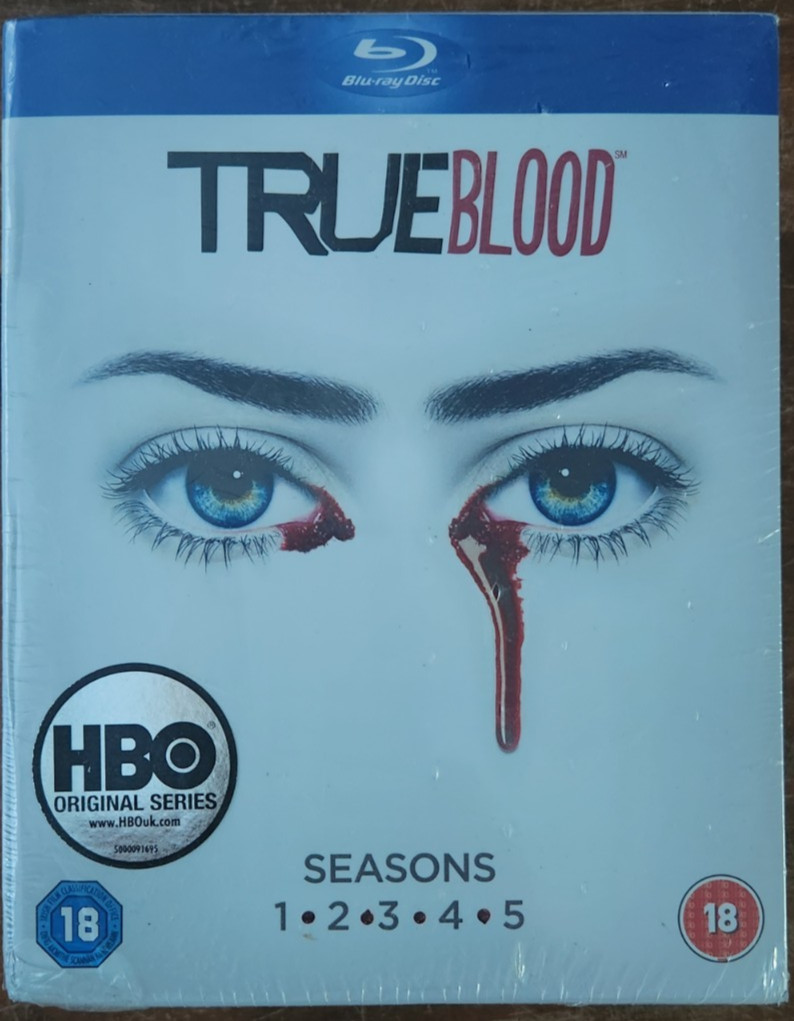 True Blood Complete Season 1 2 3 4 5 (1-5) Region Free Blu-Ray