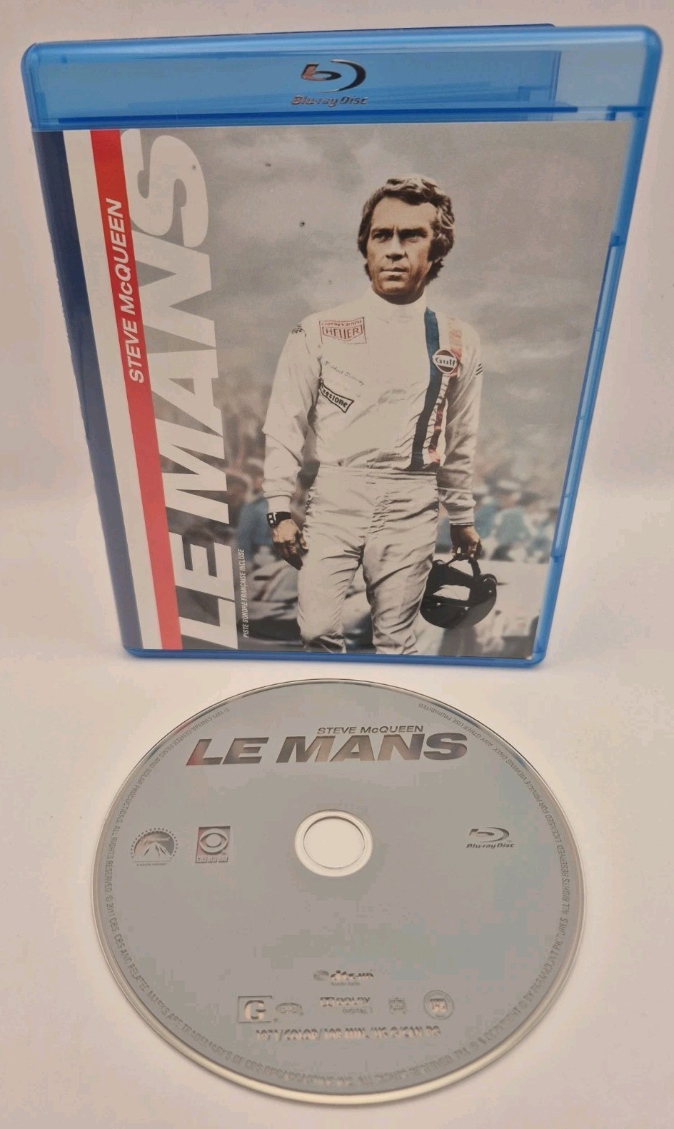 Le Mans Blu-ray 1971 Steve McQueen Special Features DTS Audio