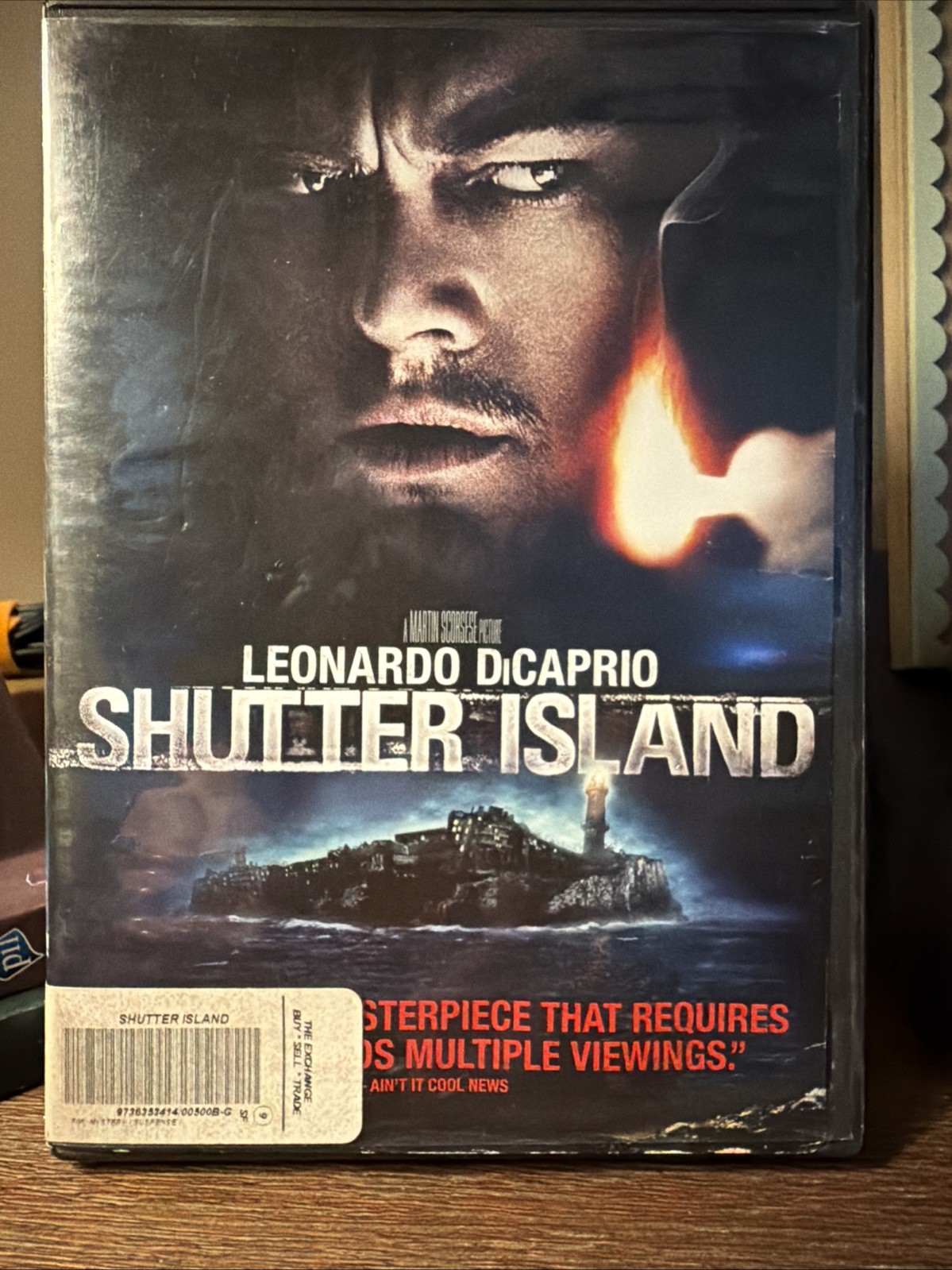 Leonardo DiCaprio Shutter Island DVD Rated R Used