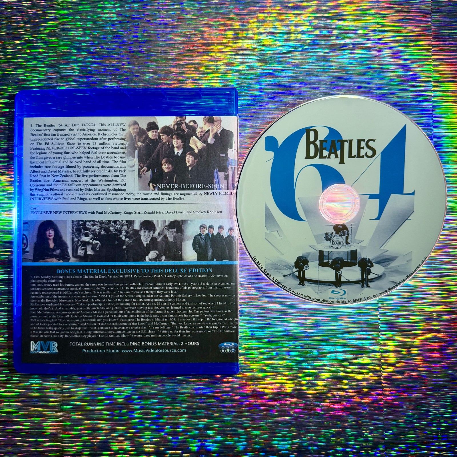 The Beatles 64 DELUXE EDITION Blu-ray Documentary USA SELLER NEW SEALED McCartne