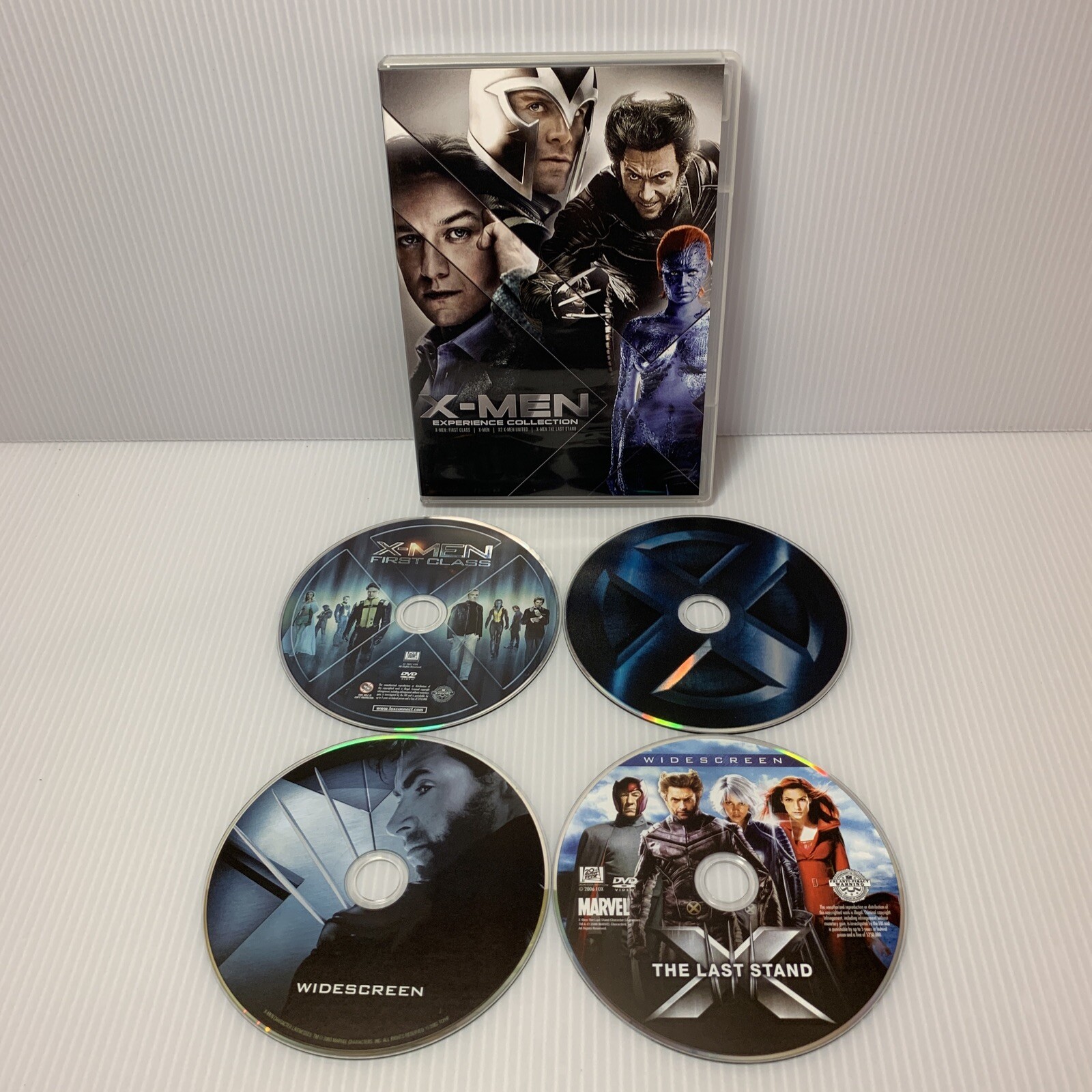 X-Men Experience Collection Quadrilogy (DVD, 2014, 4-Disc Set) ~ 4 Movies