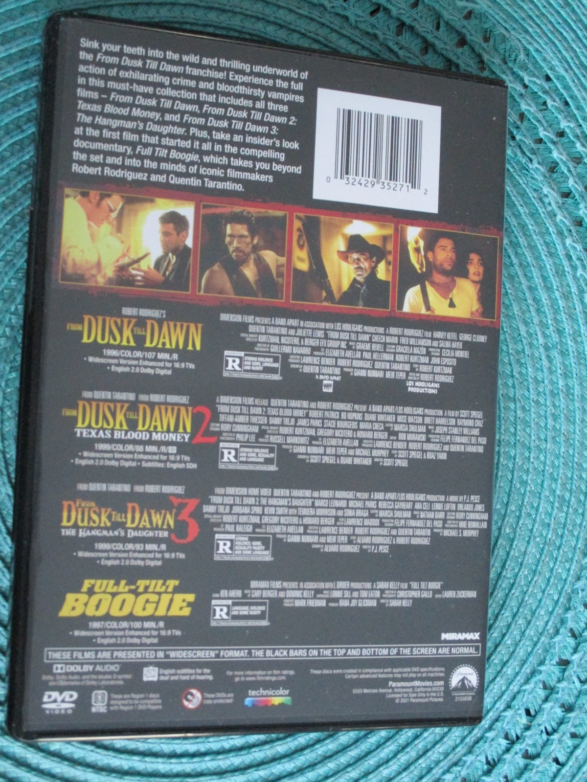 From Dusk Till Dawn Quadruple Feature (DVD, 2012)