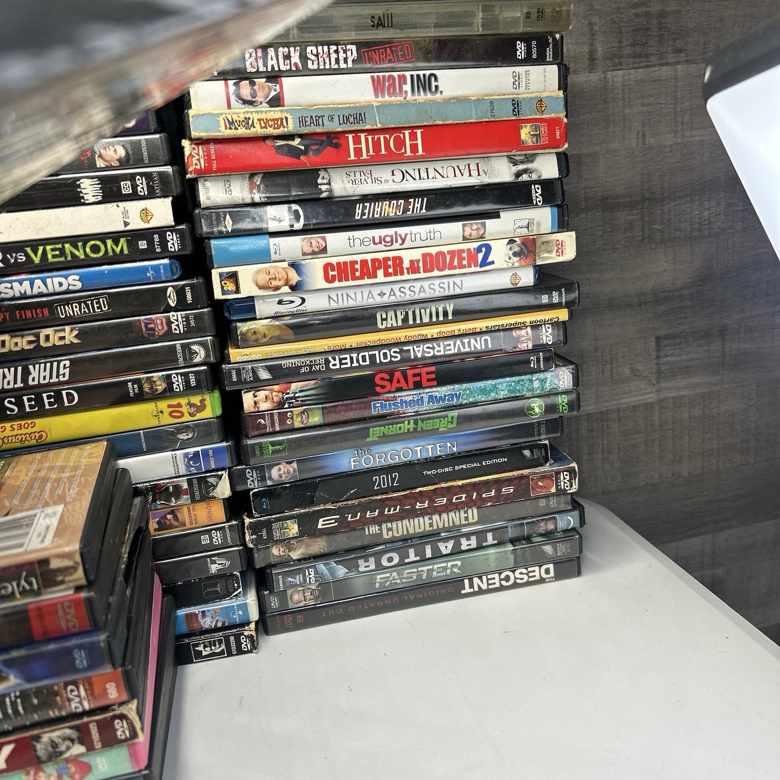 Lot of 140+ Blu-ray DVD Movies – Action, Super Hero, Comedy, Horror UNTESTED