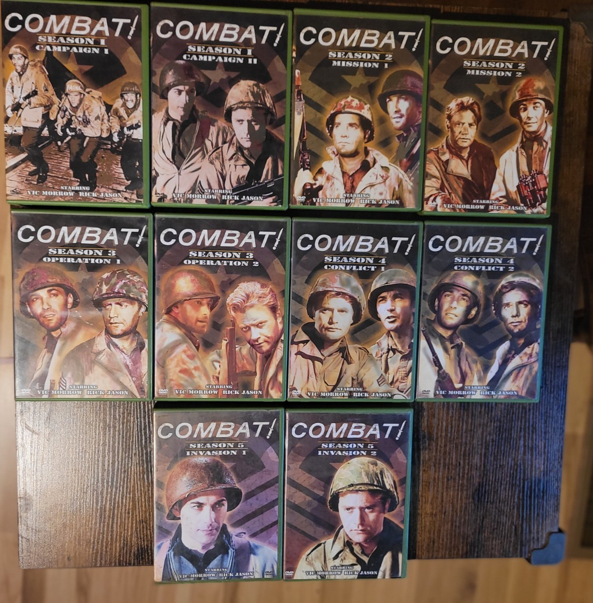 Combat! DVD Complete TV Series Seasons 1-5 Vic Morrow Rick Jason Image 2004-2005