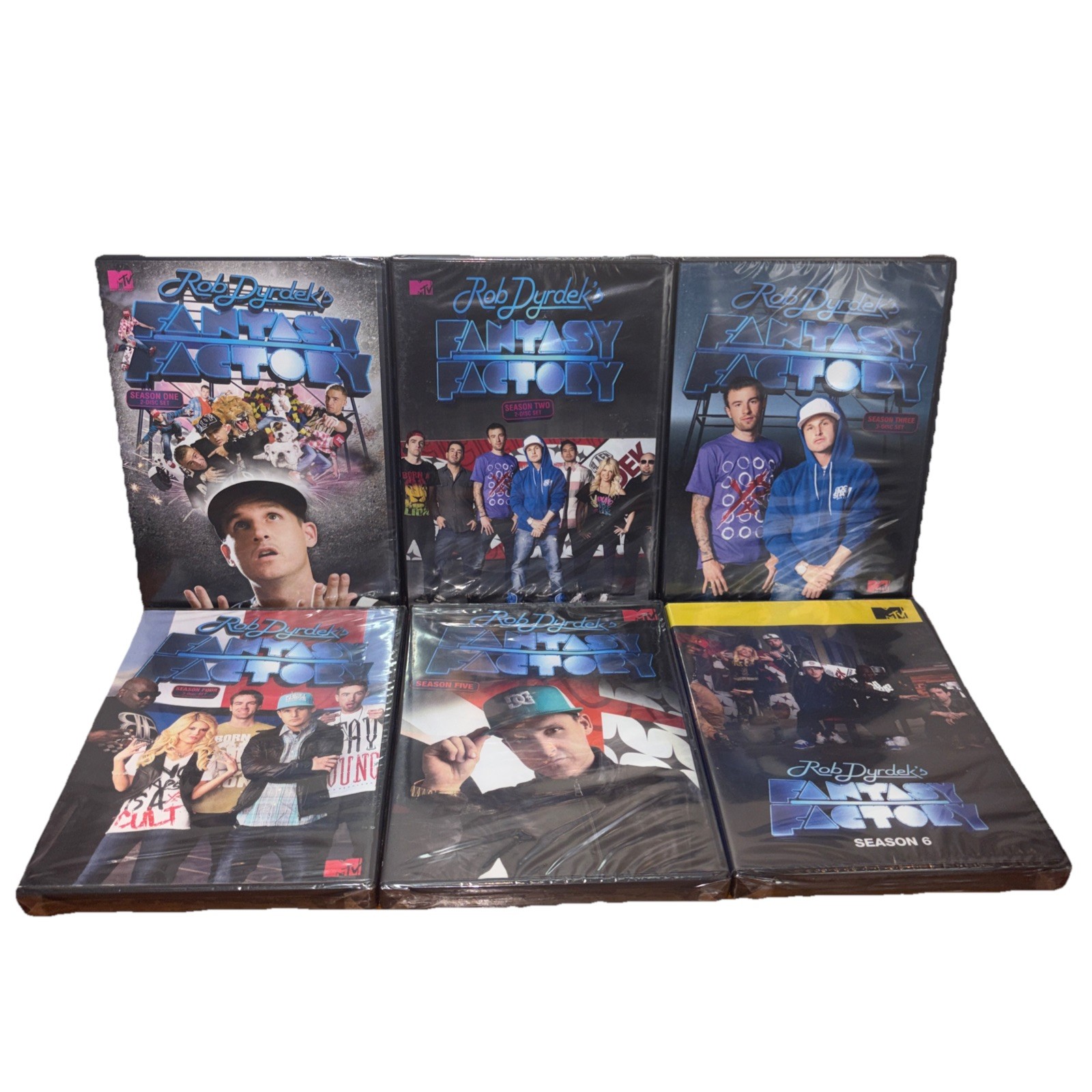 Rob Dyrdek’s Fantasy Factory DVD Lot Season’s 1-6 Season 1 2 3 4 5 6 Brand New