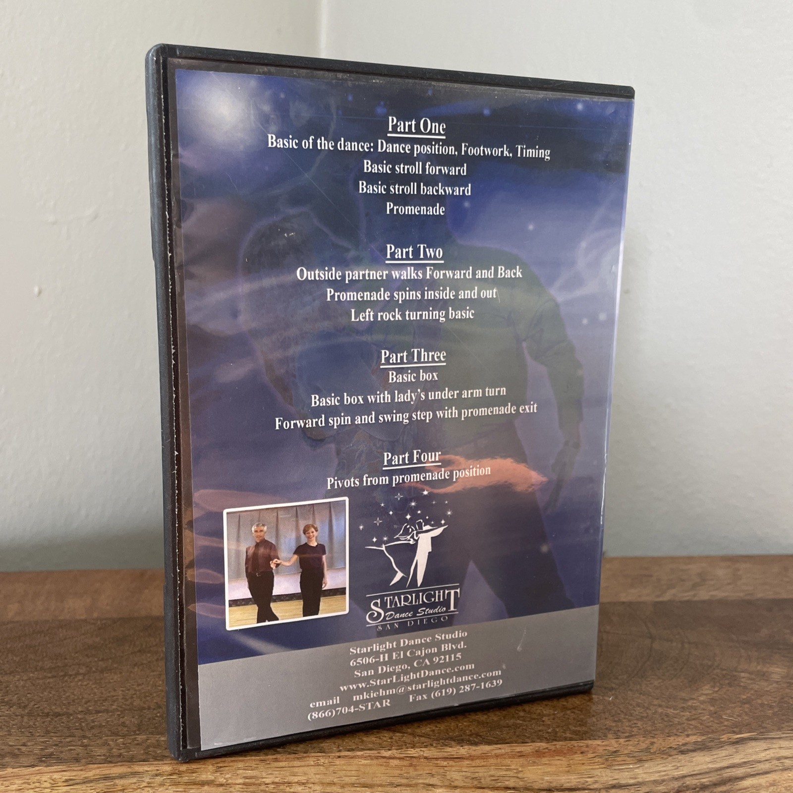 DVD Foxtrot Basic – Starlight Video Dance Studio – Michael & Brandi Tobias #133