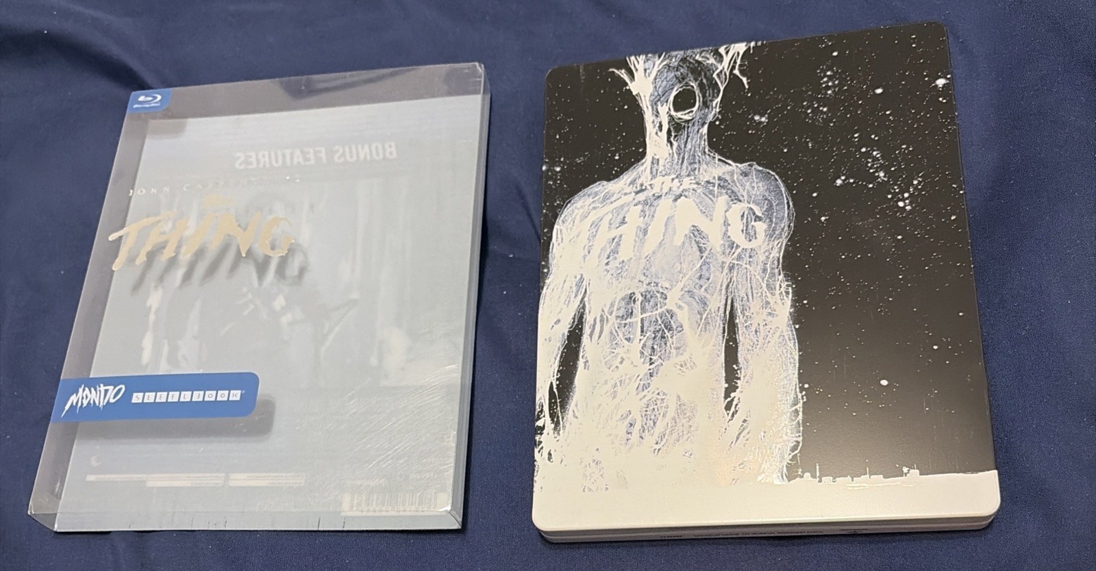 The Thing Blu-ray Mondo Exclusive Steelbook Edition with Slipcover RARE OOP USED