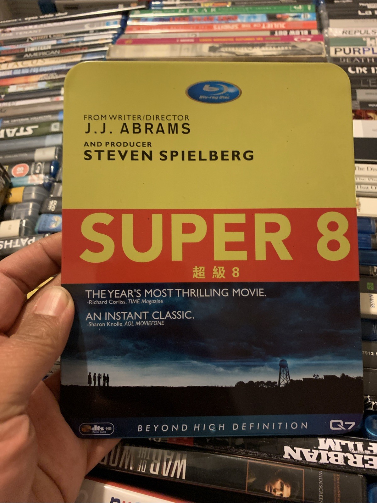 SUPER 8…BLU-RAY..DVD….J.J. ABRAMS…SPIELBERG….FREE SHIPPING