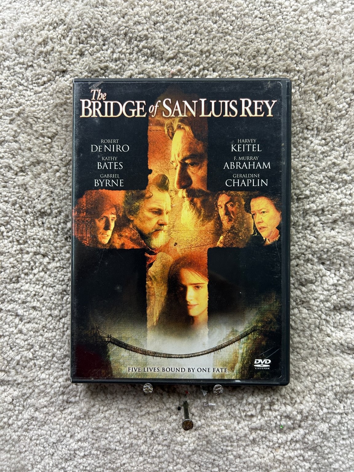 The Bridge of San Luis Rey DVD 2004 De Niro, Bates, Keitel, Chaplin PG 120 Min