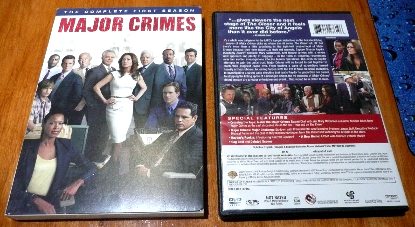 Major Crimes Complete First Season (DVD, 2012)
