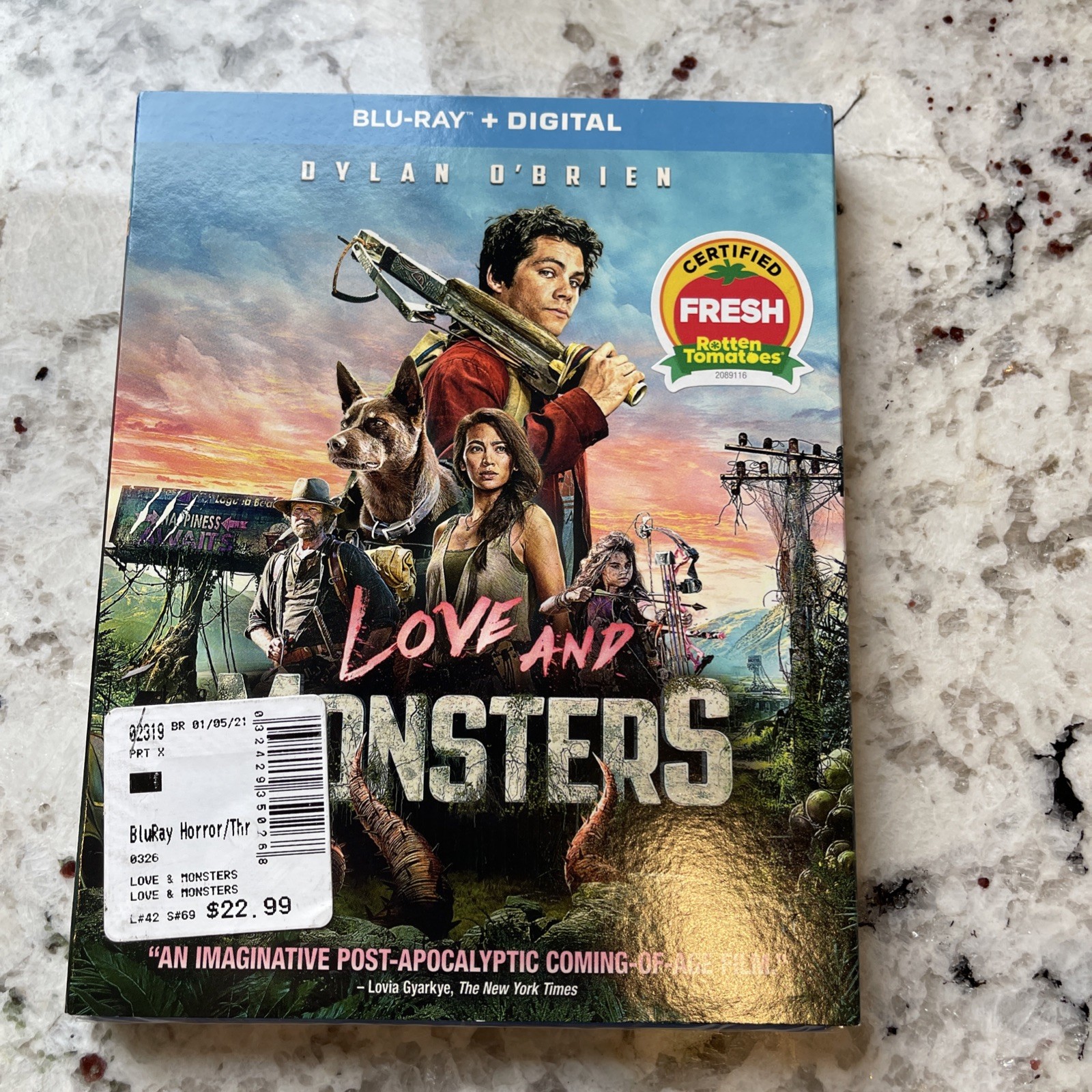 Love and Monsters 4K UHD Blu-ray Digital Slipcover Brand New Sealed