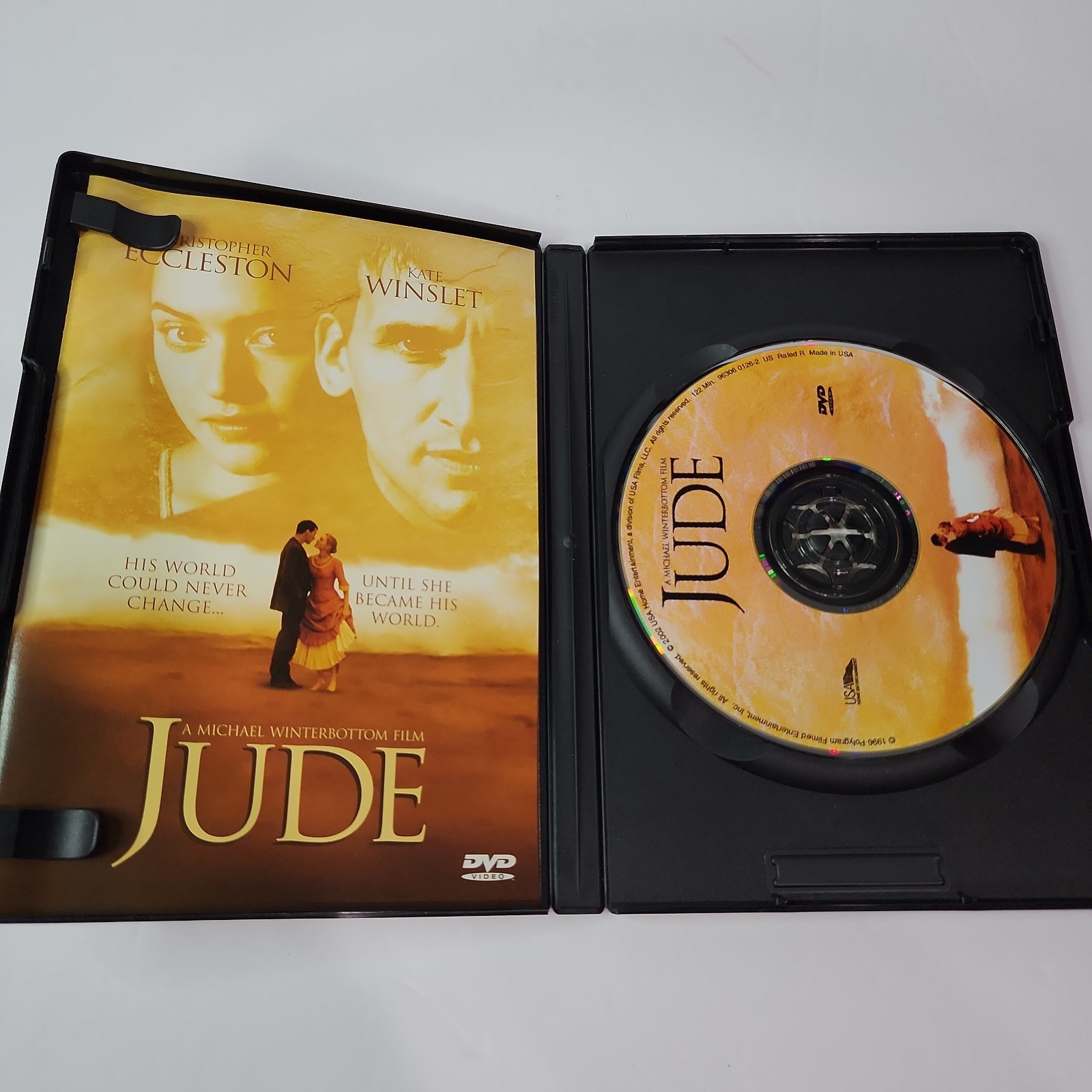 1996 Jude DVD Disc Christopher Eccleston Kate Winslet USA Home Entertainment