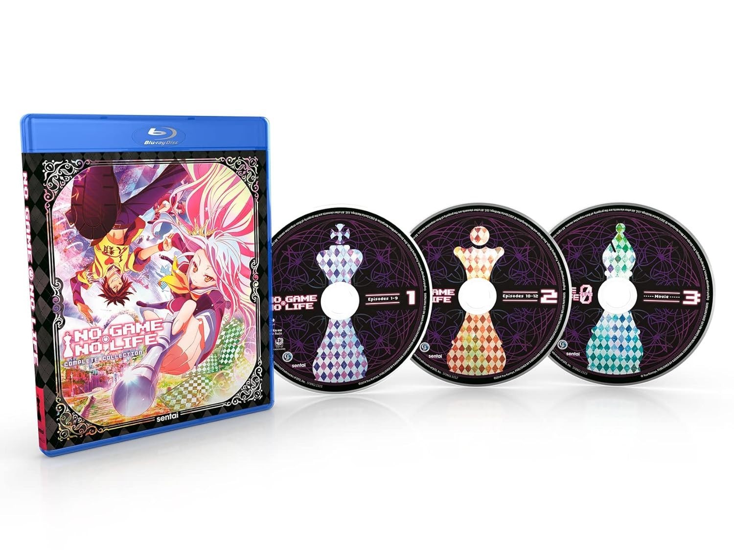 *NEW* No Game No Life Complete Collection Series + Movie 0 Zero Blu-Ray Anime