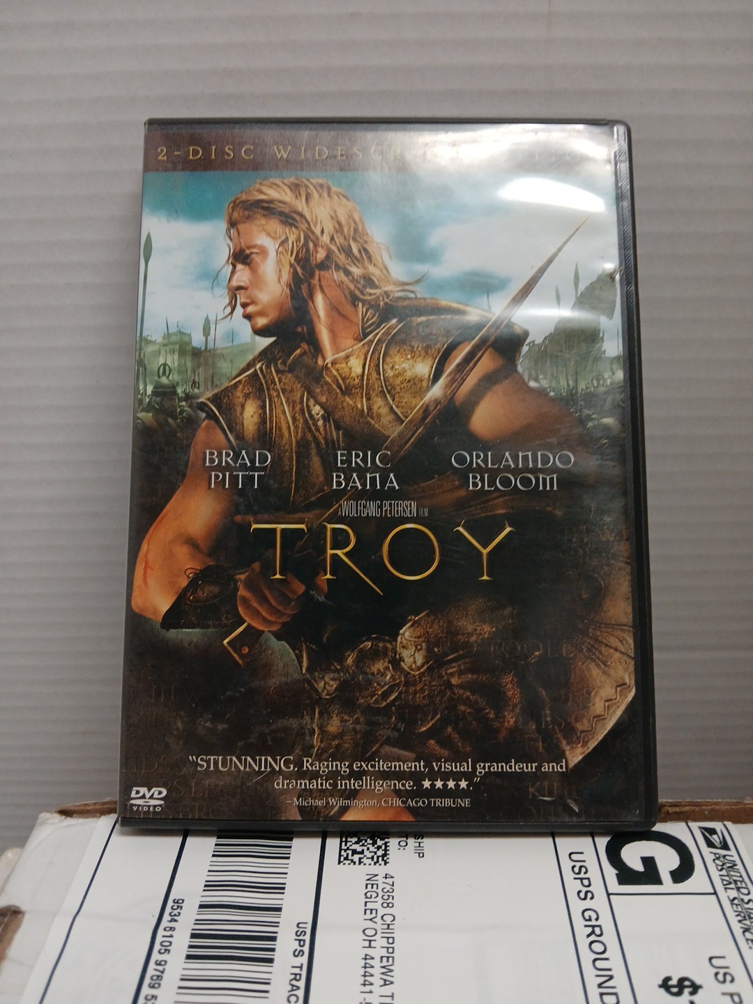 Troy 2 Disc WidescreenEdition (2004 DVD 162 Min Rated R) Brad Pitt