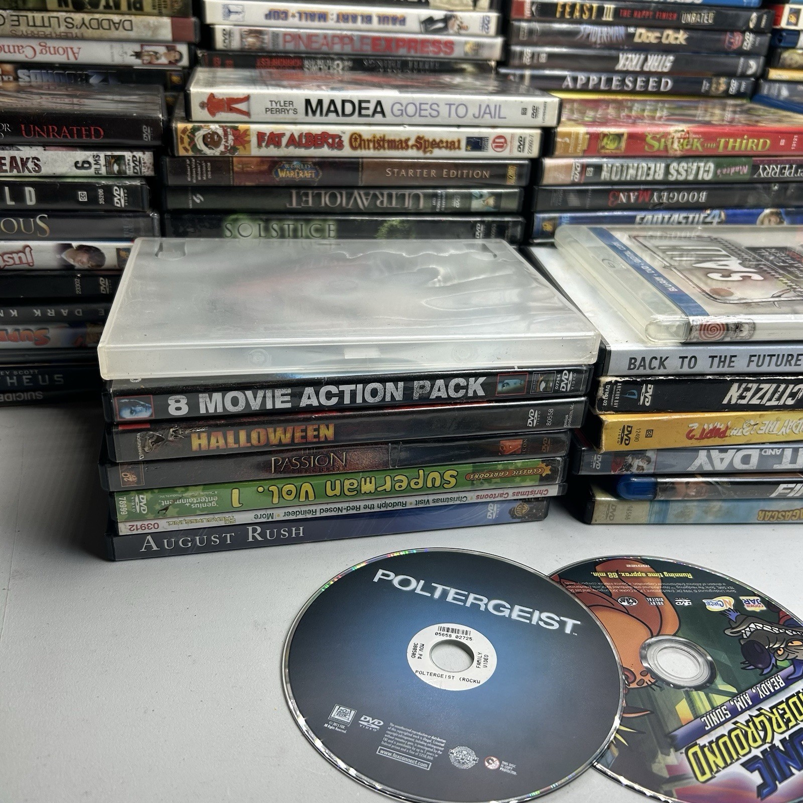 Lot of 140+ Blu-ray DVD Movies – Action, Super Hero, Comedy, Horror UNTESTED