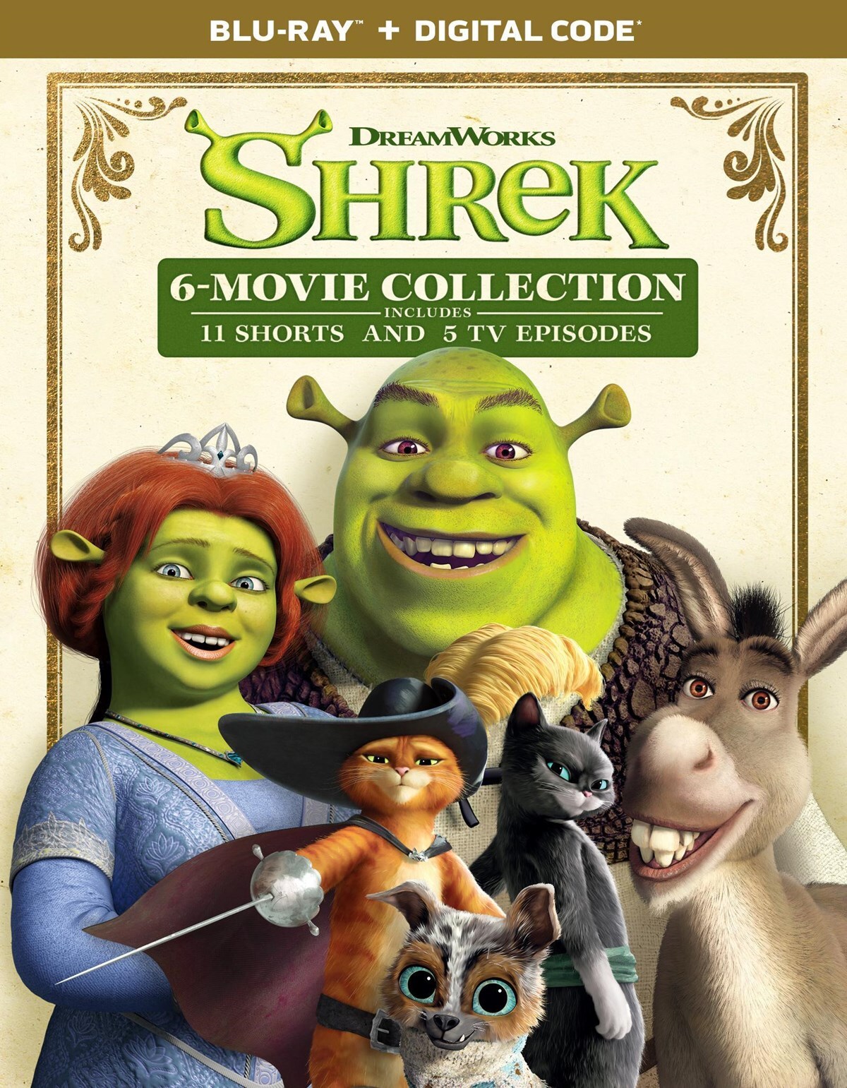 Shrek 6-Movie Collection Blu-ray NEW