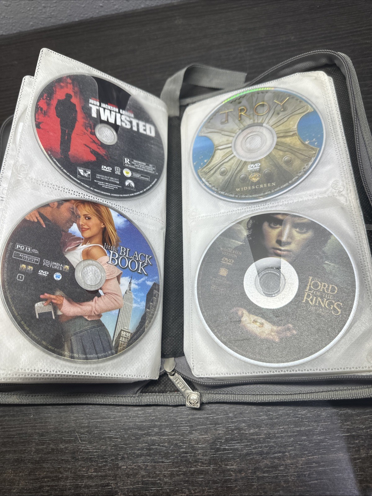 DVD Lot Assorted 53 DVD’s With Case, Case Holds 80