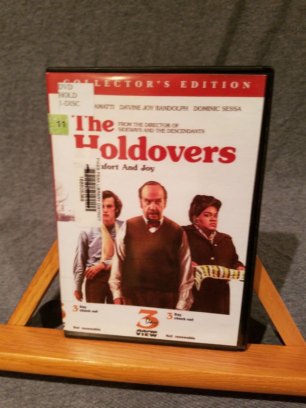 The Holdovers – Collector’s Edition, Paul Giamatti [DVD] EX LIBRARY