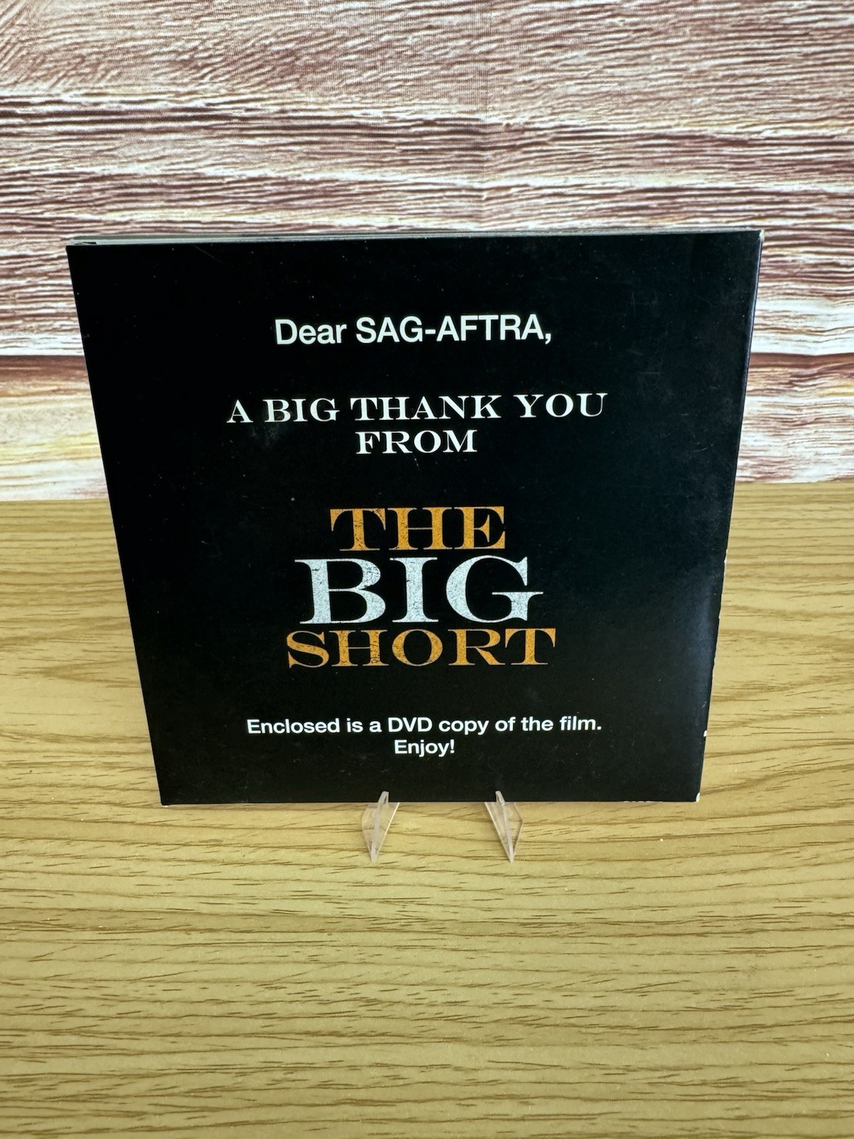 THE BIG SHORT For Your Consideration FYC DVD PROMO Screener 2015