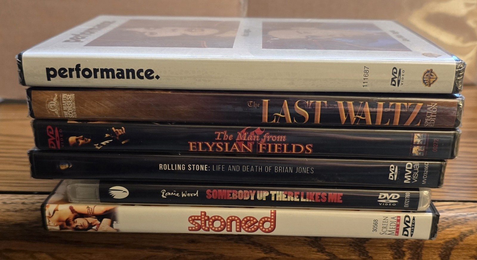 6 Rolling Stones Related DVDs (5 SEALED) – See Description For Details