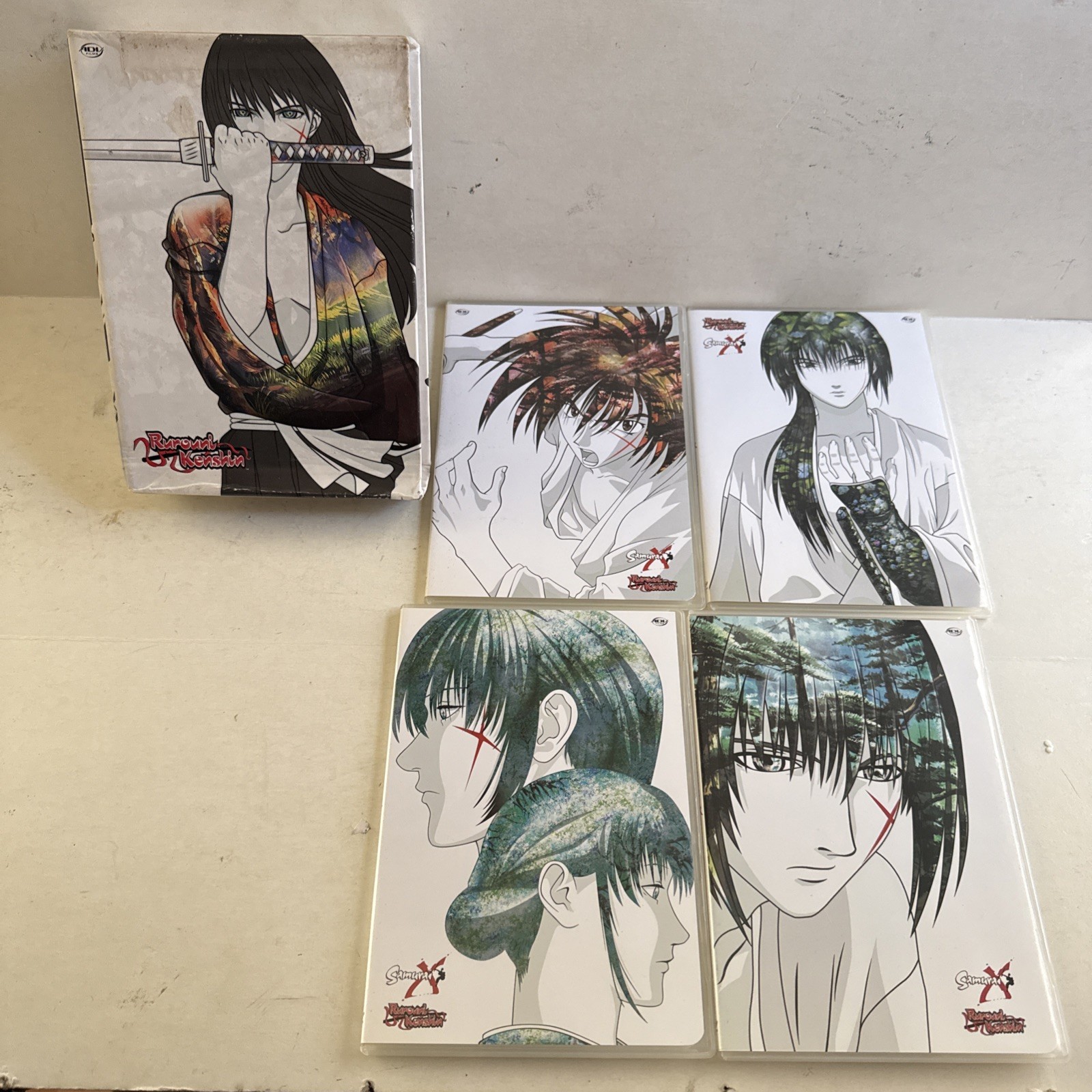 Samurai X Complete Collection ADV Films DVD Set Rurouni Kenshin OVA No Disc 4
