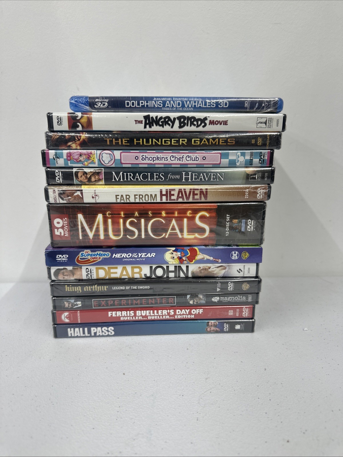 Lot of 13 Sealed DVDs Various Titles Action, Drama, Comedy, Family Thriller READ