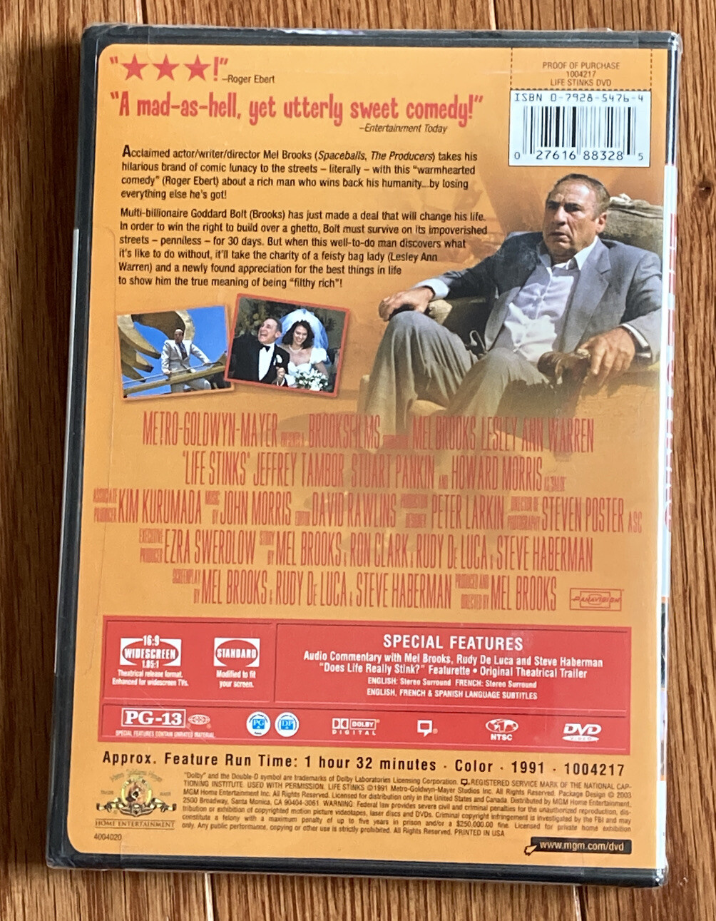 Life Stinks (DVD, 2003, Widescreen Full Frame) Rare! OOP! Factory Sealed!