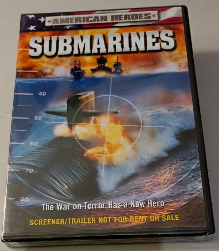 SUBMARINES DVD 2007 American Heroes Jim Davidson War On Terror NEW SEALED 95 Min