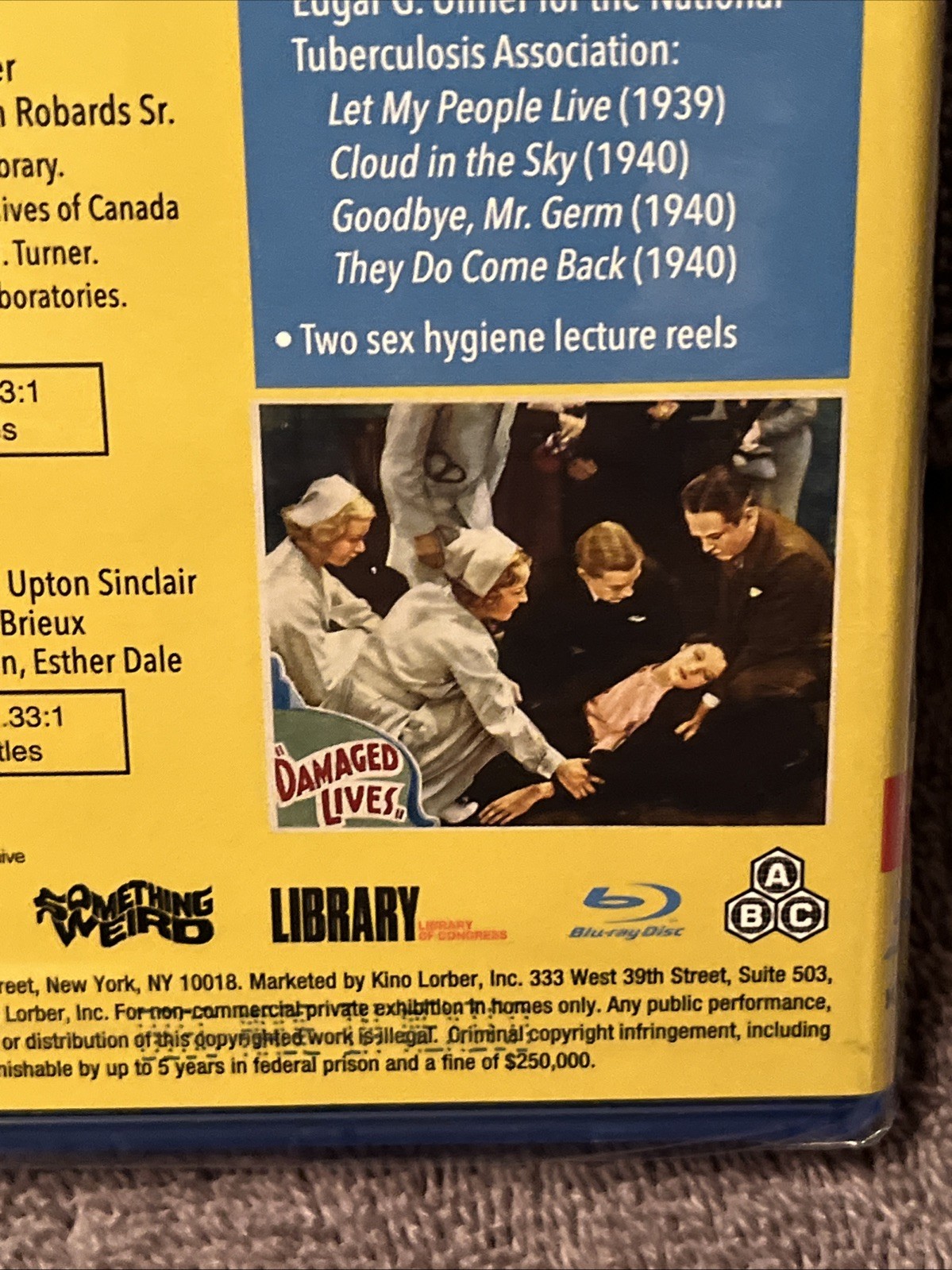 Damaged Lives / Damaged Goods (Blu-ray, 1933-1937) (B&W) Something Weird Video !