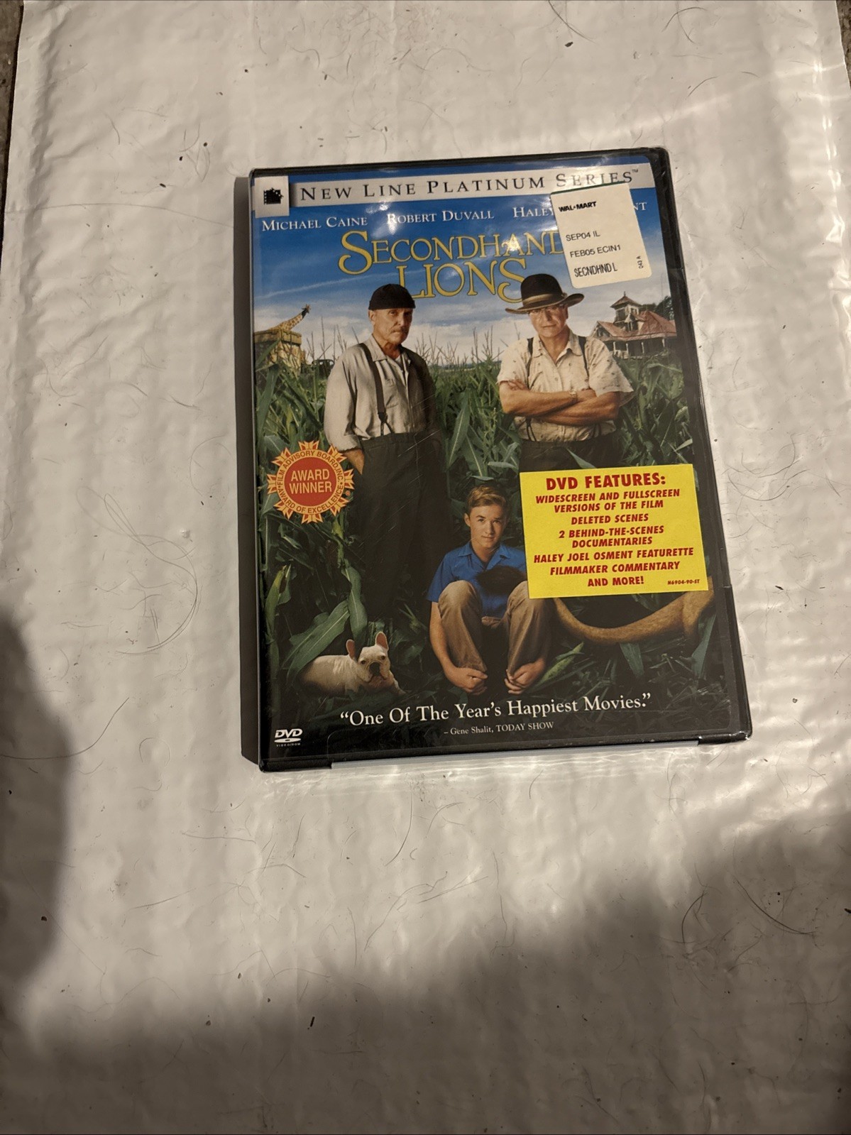 Secondhand Lions (DVD, 2003) Full Screen & Widescreen Sealed Robert Duvall
