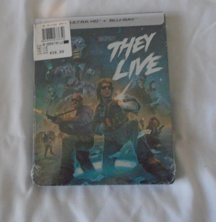 They Live (Limited Edition Steelbook, 4K Ultra HD, Blu-ray J-CARD 1988) sealed