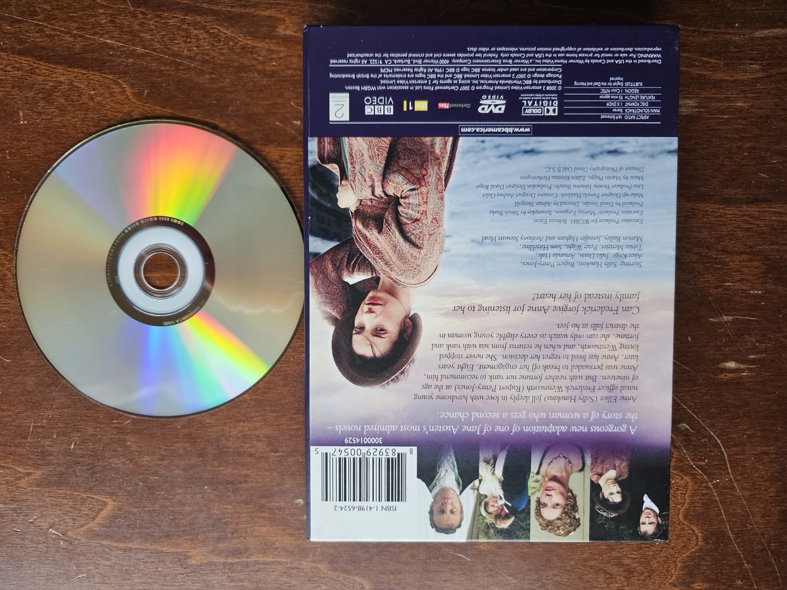 BBC Video Jane Austen’s Persuasion DVD Tall/DVD Case Disc Movie/TV Title