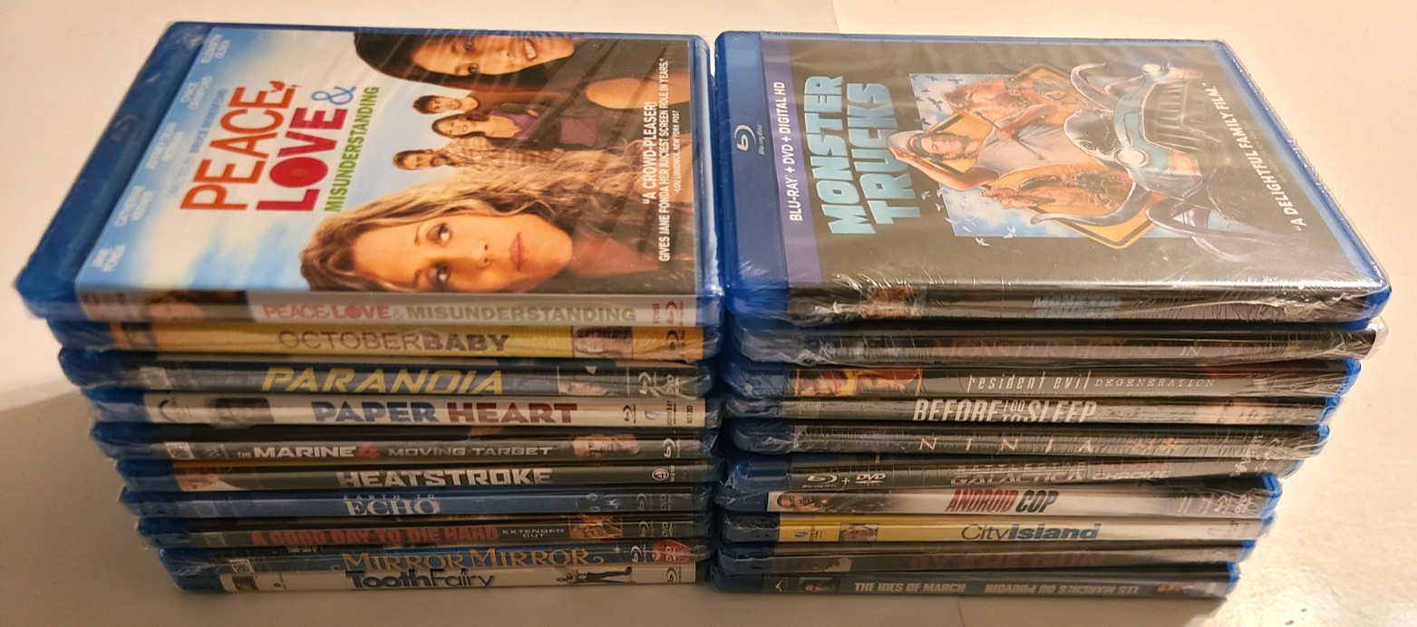 Action/Comedy/Drama/Family Blu-Ray Lot of (20) – NEW/SEALED