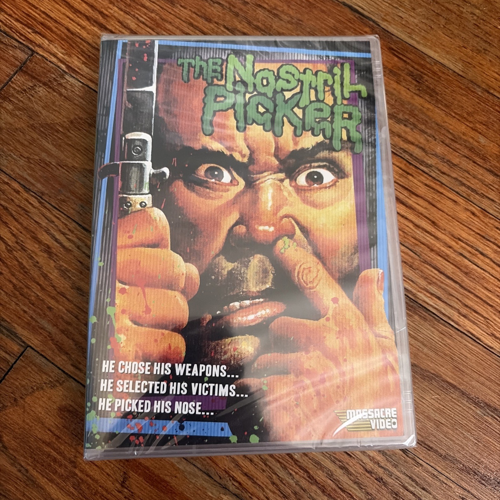 The Nostril Picker (DVD, 1993) Massacre Video OOP Rare Slasher Sealed