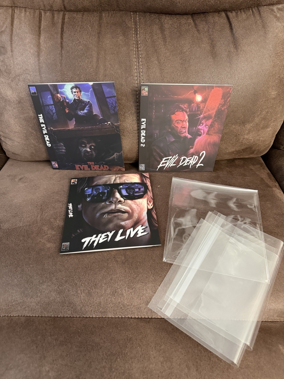 Custom Evil Dead 1 & 2 & They Live Criterion Sized Case slipcovers “PLEASE READ”