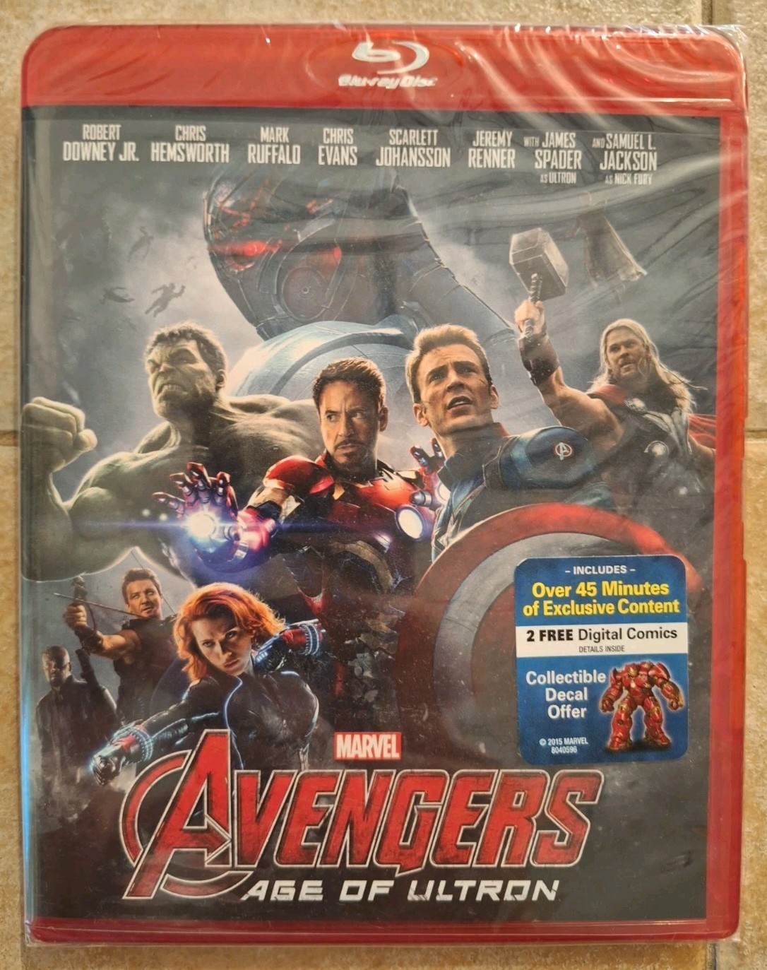 Avengers: Age of Ultron Blu-ray Marvel (New- Factory Sealed)