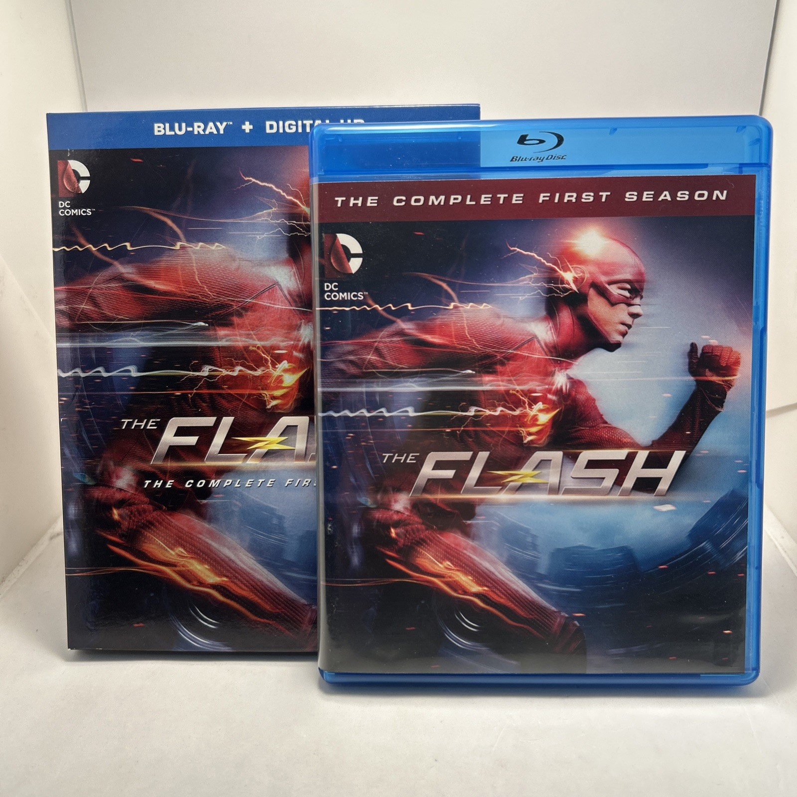 The Flash: The Complete First Season (DC) (Blu-ray, 2014) Slipcover! Fast Ship!