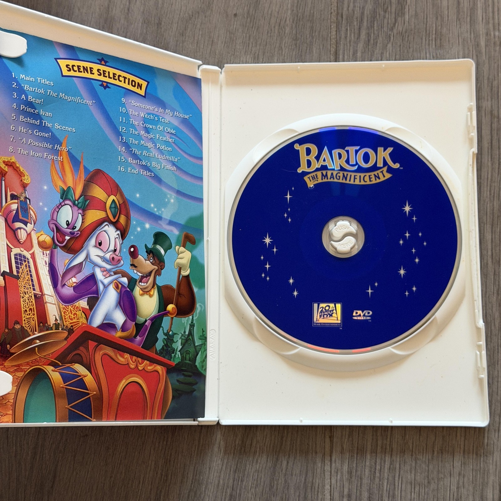 Bartok The Magnificent DVD Full Screen 1999 20th Century Fox NTSC 4:3 G