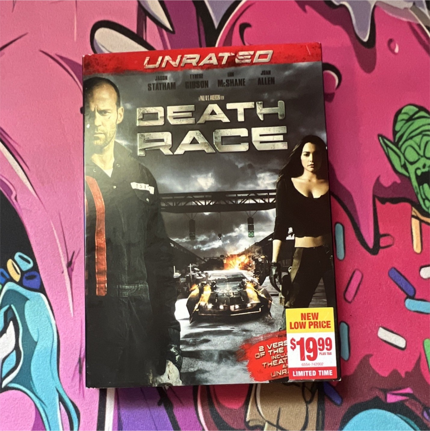 Brand new Death Race Unrated DVD R Jason Statham Tyrese Gibson Ian McShane