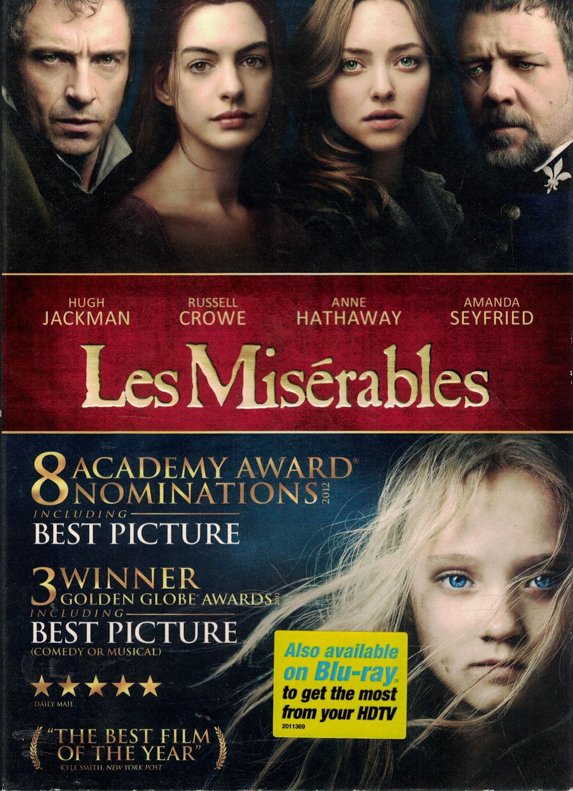 Les Misérables Russell Crowe|Hugh Jackman|Amanda Seyfried|Sacha Baron Cohen…