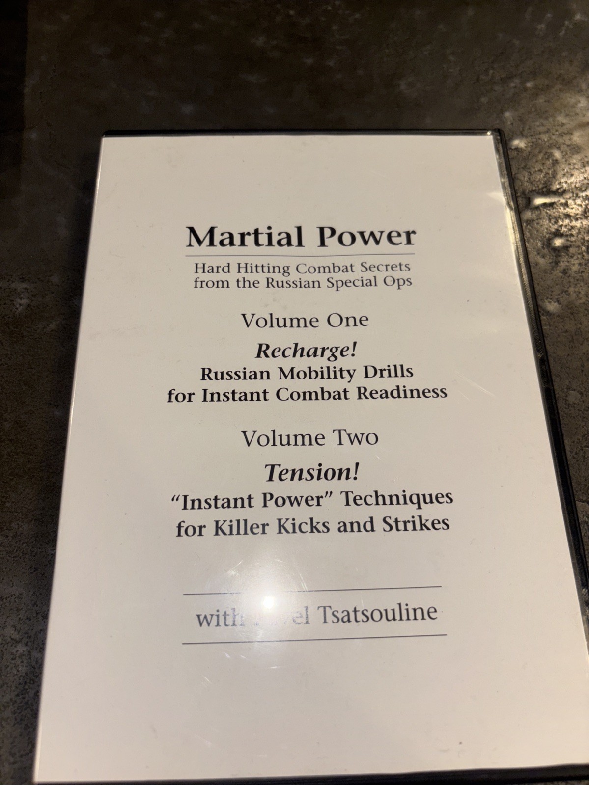 MARTIAL POWER Vol 1 DVD: Russian Combat Secrets Recharge And Tension