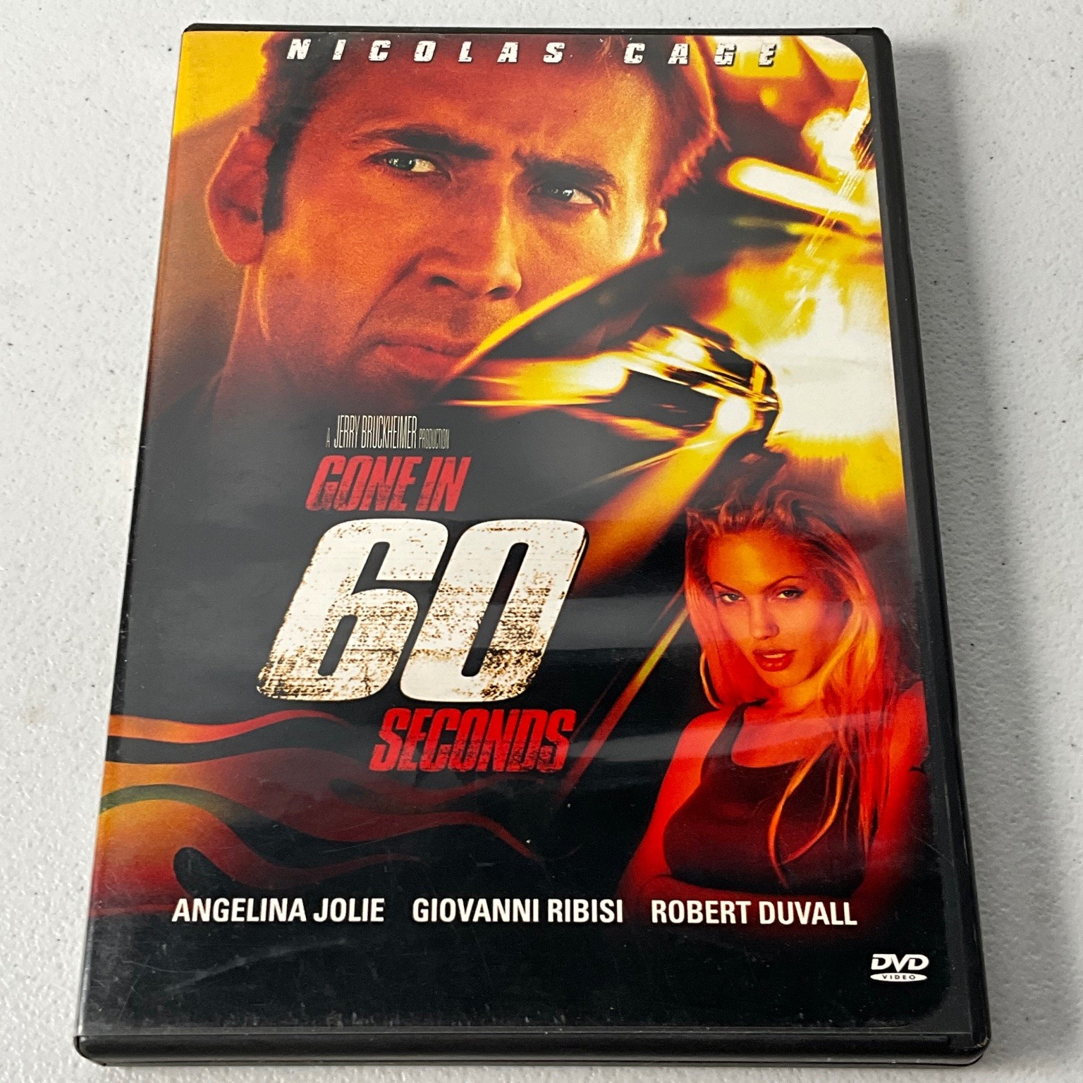 Gone in 60 Seconds DVD 1999 Nicolas Cage Angelina Jolie Jerry Bruckheimer Action