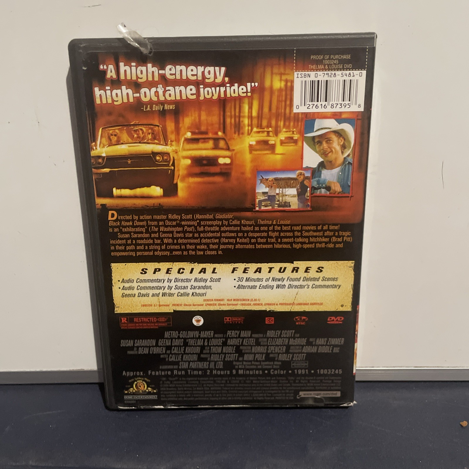 Thelma & Louise (DVD, 1991) preowned in great shape