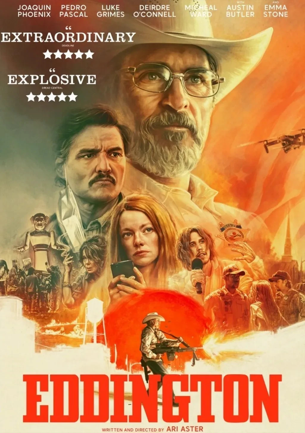 Eddington (2025) – Complete Movie DVD | Region Free | English Subtitles