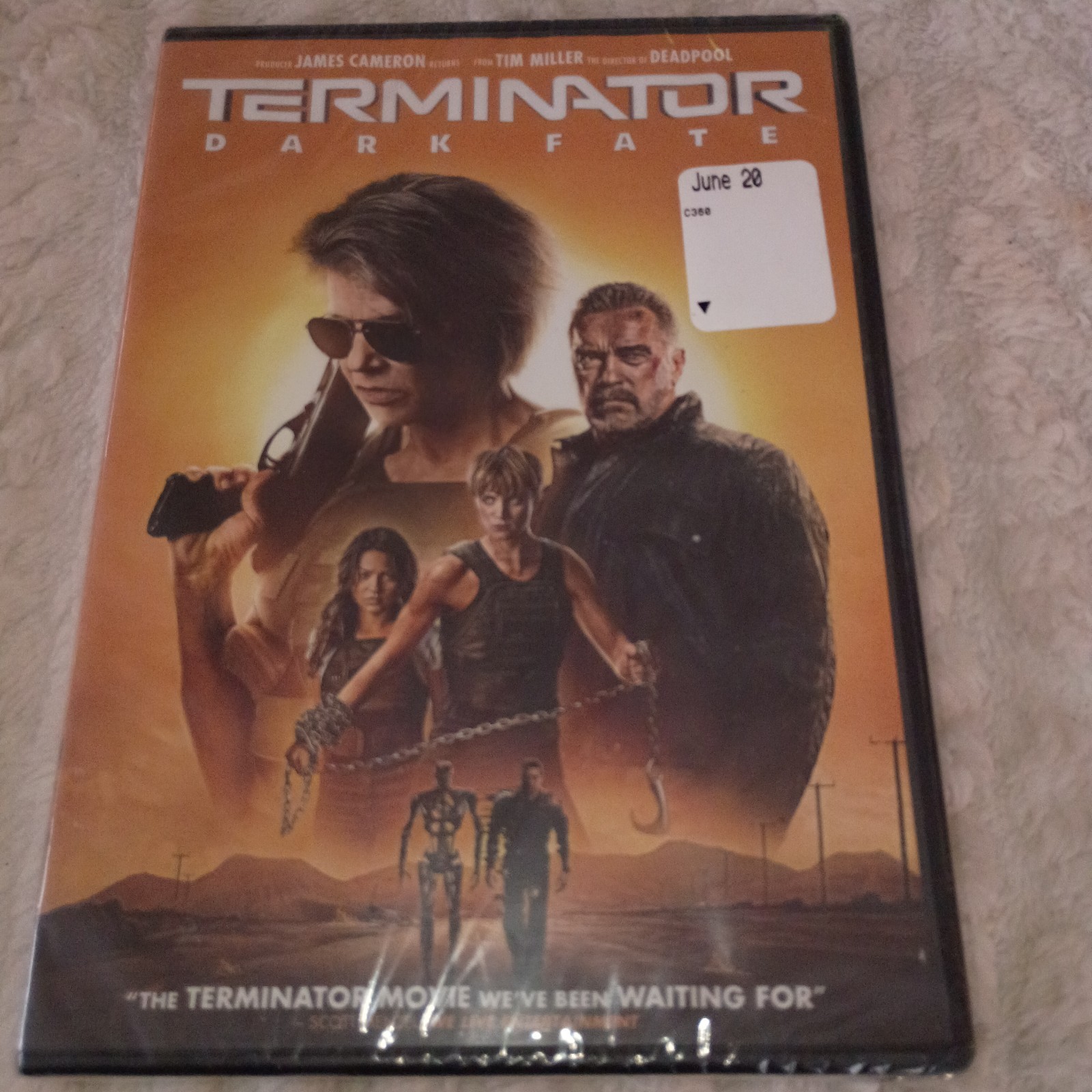 New Terminator: Dark Fate (DVD, 2019) Arnold Schwarzenegger Great Price