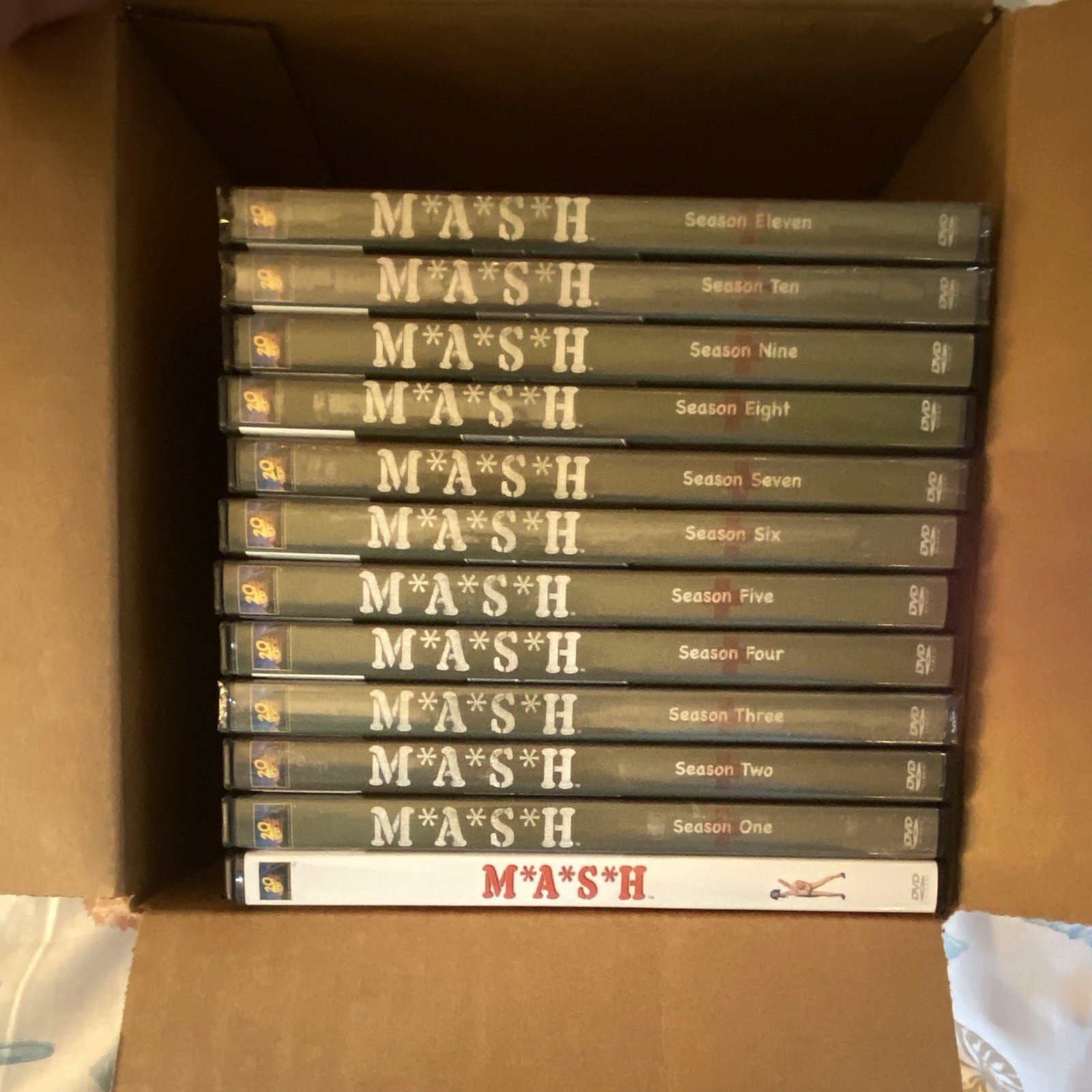 The Complete DVD set of MASH season 1 through 11 (season 3,10,11 are sealed)