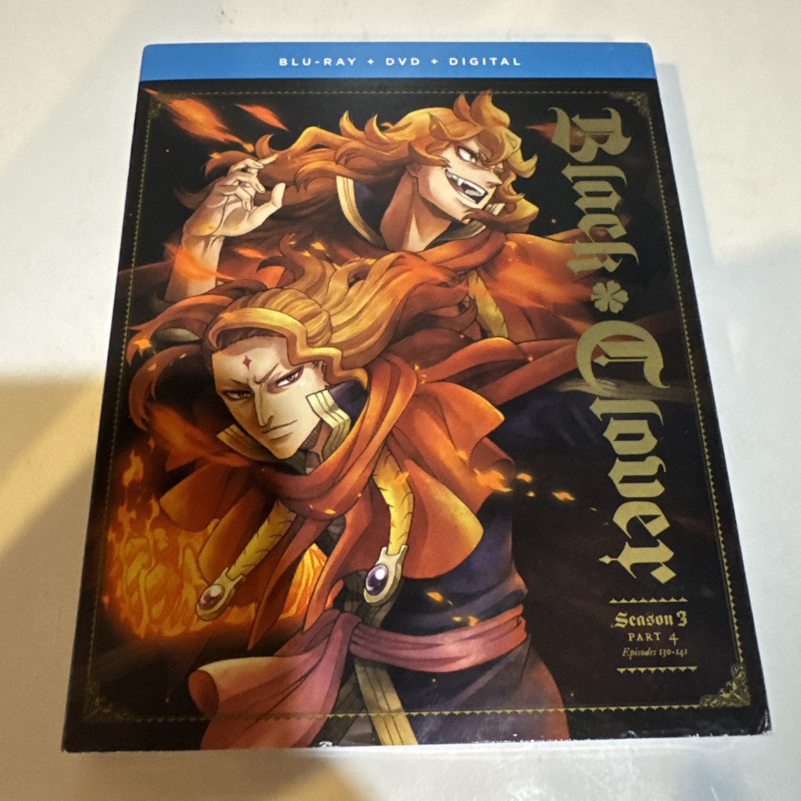 Black Clover (Season 3 Part 4 – Eps 130-141) – Blu-Ray/DVD Combo – Ships Fast