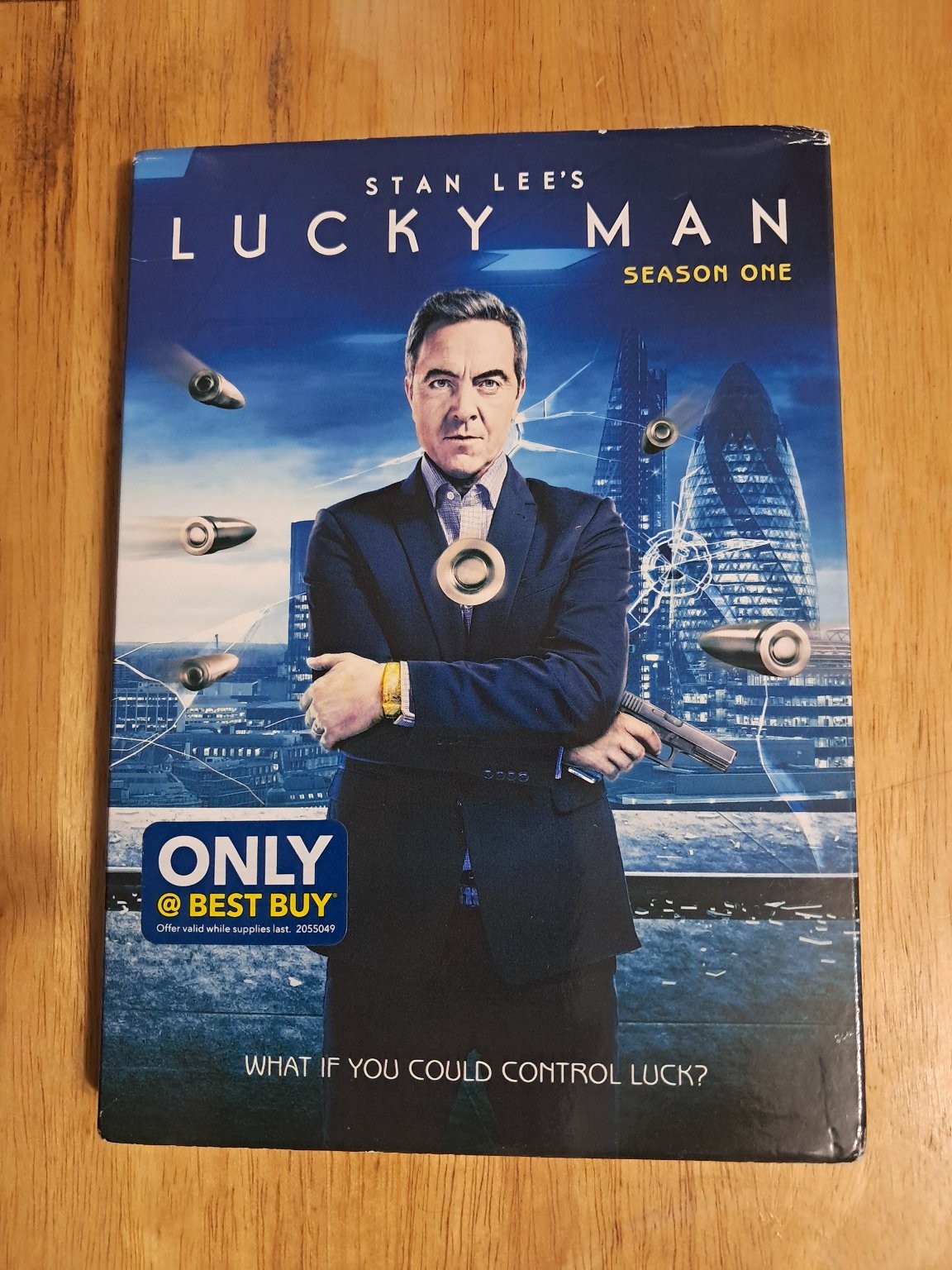 Stan Lee’s Lucky Man Season 1 DVD 2016 James Nesbitt Best Buy Exclusive