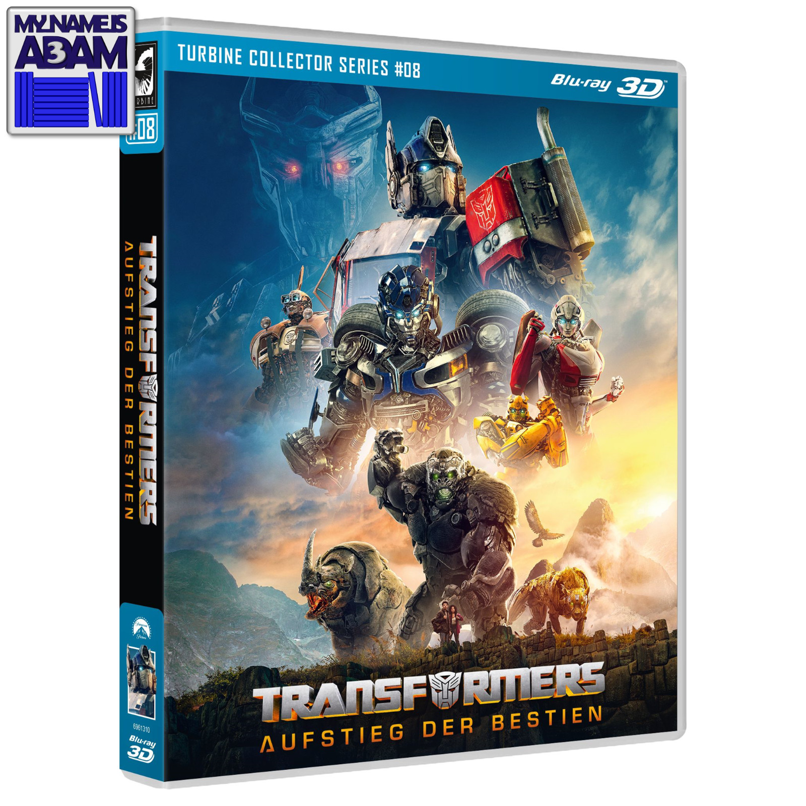 TRANSFORMERS: RISE OF THE BEASTS BLU-RAY 3D (REGION FREE) US SELLER
